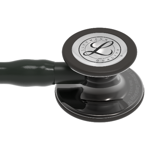 Fonendoscopio 3M™ Littmann® Cardiology IV™ Humo Edición brillante - NEGRO