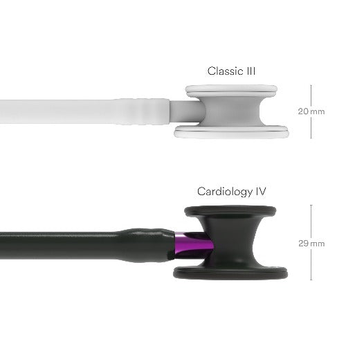 Stéthoscope 3M™ Littmann® Cardiologie IV™ Black Édition Base Violet - NOIR - MyStetho