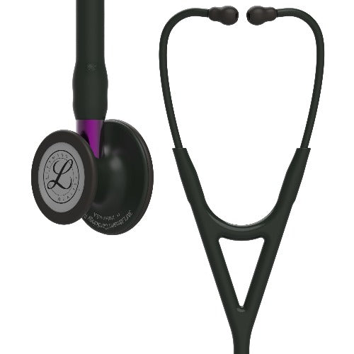 Stéthoscope 3M™ Littmann® Cardiologie IV™ Black Édition Base Violet - NOIR - MyStetho