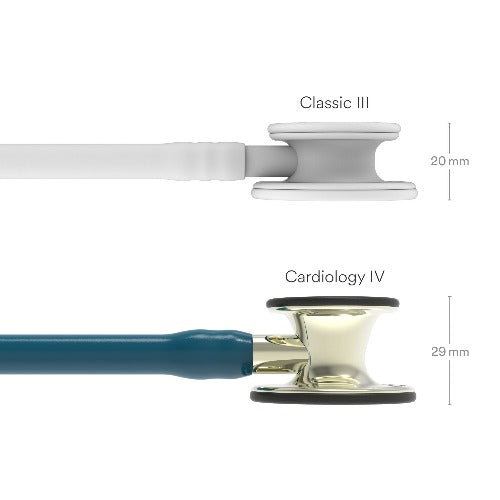 Stéthoscope 3M™ Littmann® Cardiologie IV™ Édition Champagne - BLEU CARAIBES - MyStetho