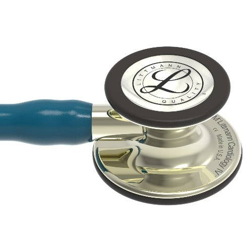 Stéthoscope 3M™ Littmann® Cardiologie IV™ Édition Champagne - BLEU CARAIBES - MyStetho