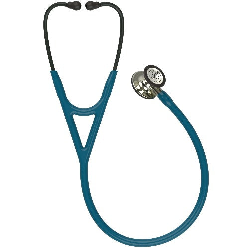 Stéthoscope 3M™ Littmann® Cardiologie IV™ Édition Champagne - BLEU CARAIBES - MyStetho