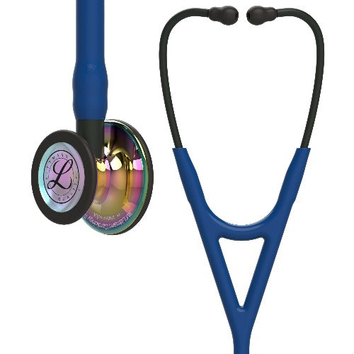 Stéthoscope 3M™ Littmann® Cardiologie IV™ Édition Rainbow Brillant - BLEU MARINE - MyStetho