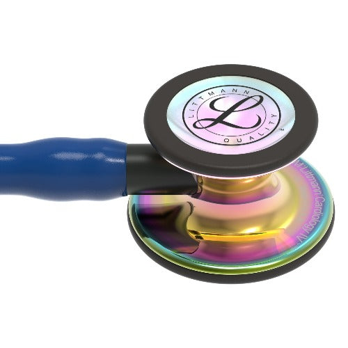 Stéthoscope 3M™ Littmann® Cardiologie IV™ Édition Rainbow Brillant - BLEU MARINE - MyStetho
