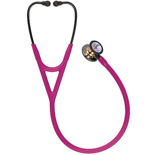 Stéthoscope 3M™ Littmann® Cardiologie IV™ Édition Rainbow Brillant - FRAMBOISE - MyStetho