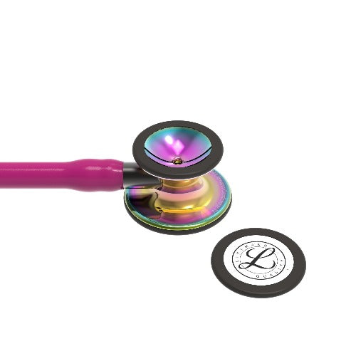 Stéthoscope 3M™ Littmann® Cardiologie IV™ Édition Rainbow Brillant - FRAMBOISE - MyStetho