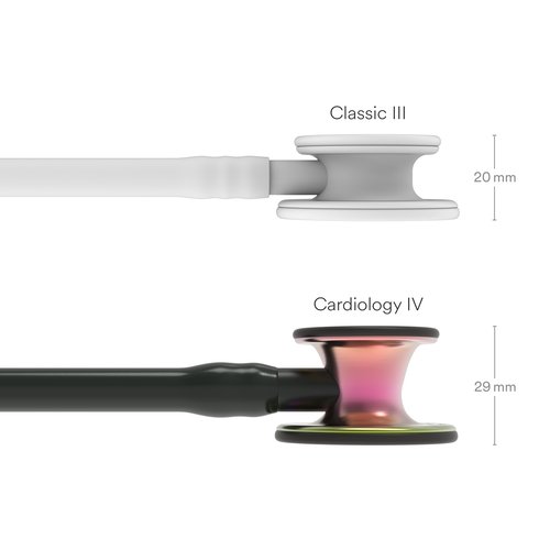 Stéthoscope 3M™ Littmann® Cardiologie IV™ Édition Rainbow - NOIR - MyStetho