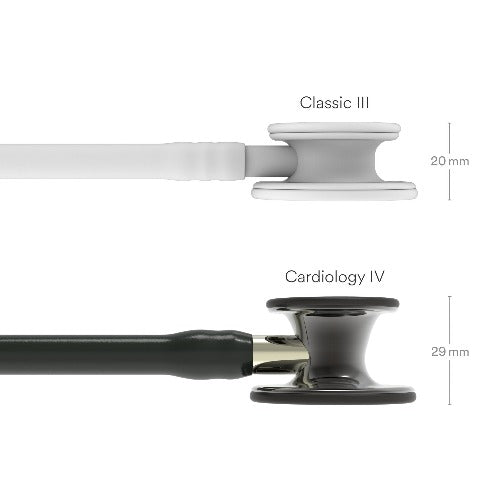 Stéthoscope 3M™ Littmann® Cardiologie IV™ Édition Smoke Brillant Base Champagne - NOIR - MyStetho
