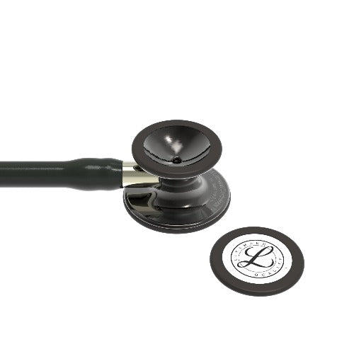 Stéthoscope 3M™ Littmann® Cardiologie IV™ Édition Smoke Brillant Base Champagne - NOIR - MyStetho