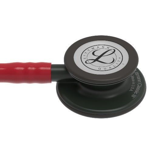 Stéthoscope 3M™ Littmann® Classic III™ Black Édition - BORDEAUX - MyStetho
