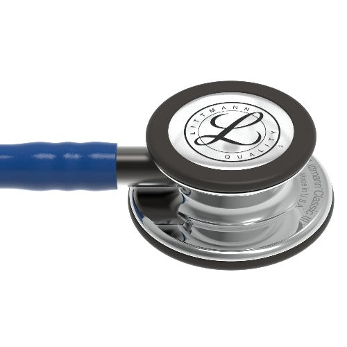Stéthoscope 3M™ Littmann® Classic III™ Édition Miroir - BLEU MARINE - MyStetho