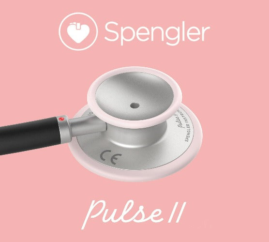 Stéthoscope Spengler® Dual Pulse II™ double pavillon - ROSE POUDRÉ - MyStetho
