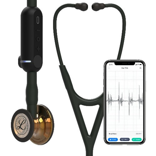 Stéthoscope numérique 3M™ Littmann® CORE Édition Cuivre Brillant - NOIR - MyStetho
