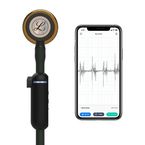 Stéthoscope numérique 3M™ Littmann® CORE Édition Cuivre Brillant - NOIR - MyStetho