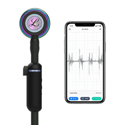 Stéthoscope numérique 3M™ Littmann® CORE Édition Rainbow Brillant - NOIR - MyStetho